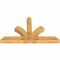 Ekena Millwork Richland Rough Sawn Timber Gable Bracket, Western Red Cedar, 72"W x 42"H x 6"D x 6"F, 14/12 Pitch GBW072X42X0606RIC00RWR - alternate 4